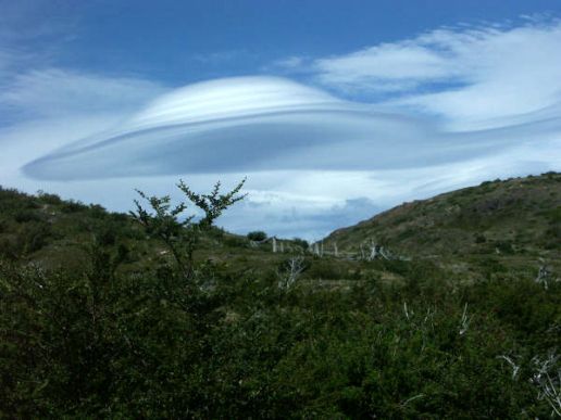 lenticuar clouds over Patagonia