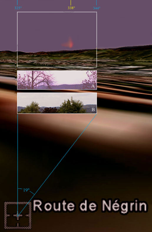 Google Earth simulation