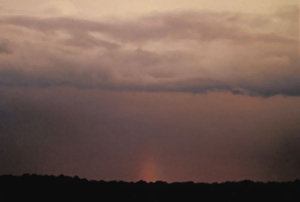 sunset rainbow