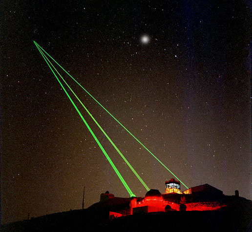 three twin laser beams