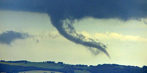 Developing tornado