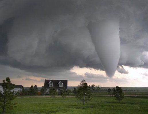 Spectacular funnel near Denver, Colorado